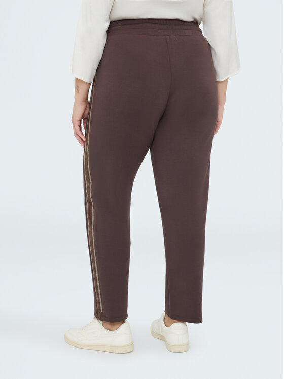 Fiorella Rubino Fiorella Rubino Pantaloni di tessuto P818L002338N022 Marrone Regular Fit