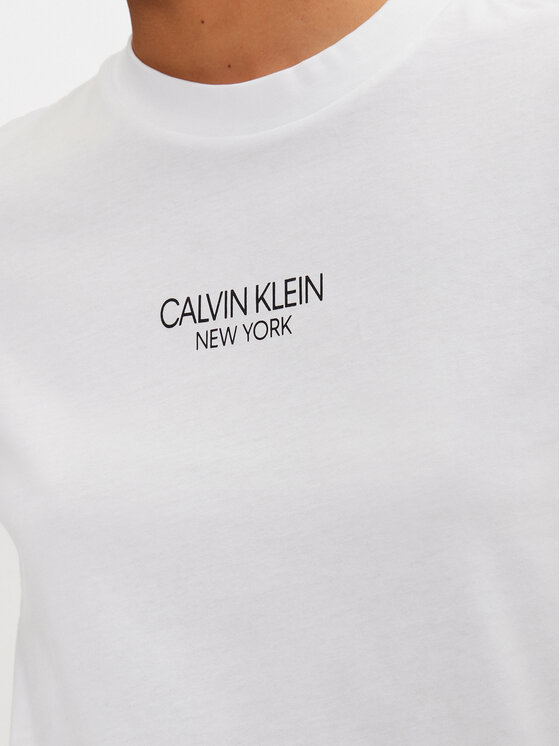 Calvin Klein Calvin Klein Tričko New York K20K208064 Biela Regular Fit