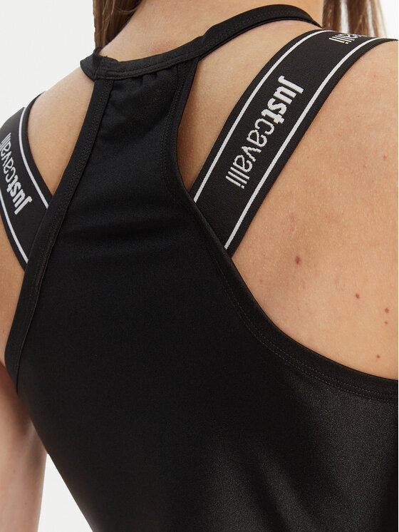 Just Cavalli Just Cavalli Haljina za svaki dan 80PAO936 J0108 Crna Slim Fit