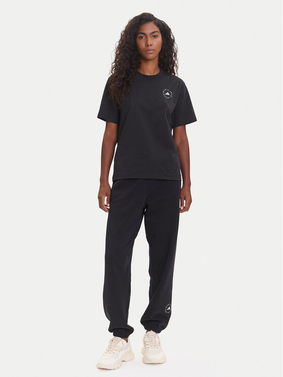 adidas by Stella McCartney adidas by Stella McCartney Donji dio trenerke IW6320 Crna Regular Fit