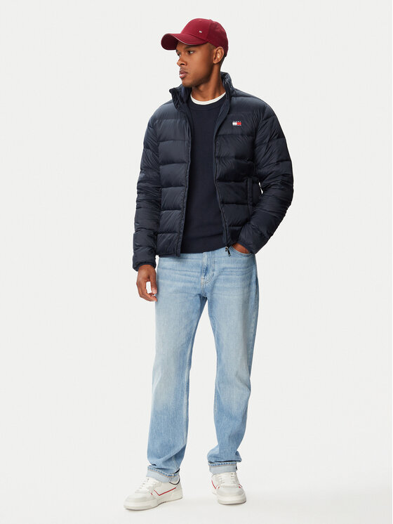 Tommy Jeans Tommy Jeans Daunenjacke DM0DM23231 Dunkelblau Regular Fit