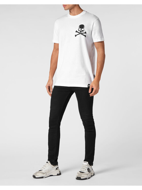 PHILIPP PLEIN PHILIPP PLEIN T-shirt 14853 Bianco Regular Fit