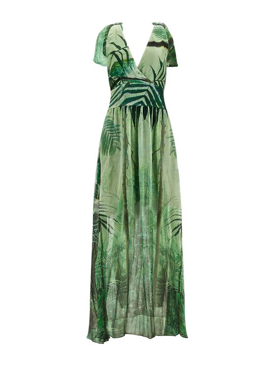 Vestito da giorno Smocked Venus W3GK50 WE550 Verde...