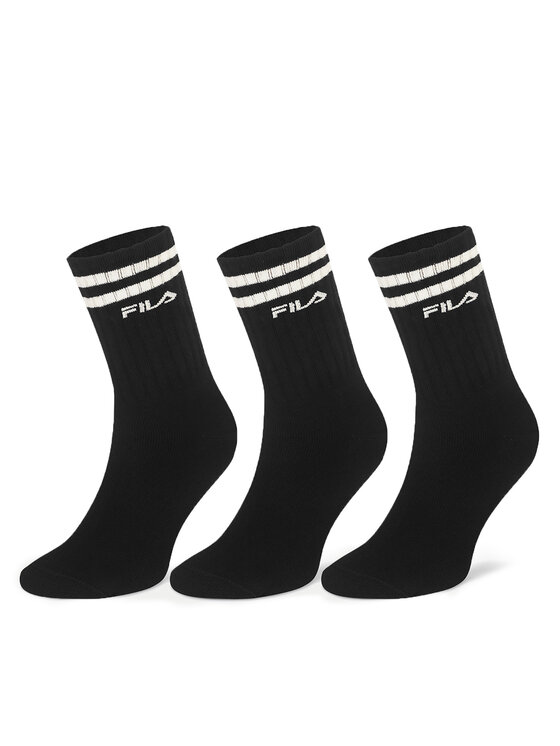Fila Fila Dlouhé ponožky F5603-AW24 (3-pack) Černá