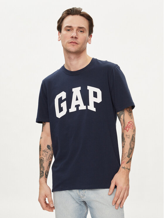 Gap Majica 856659-04 Mornarsko Modra Regular Fit