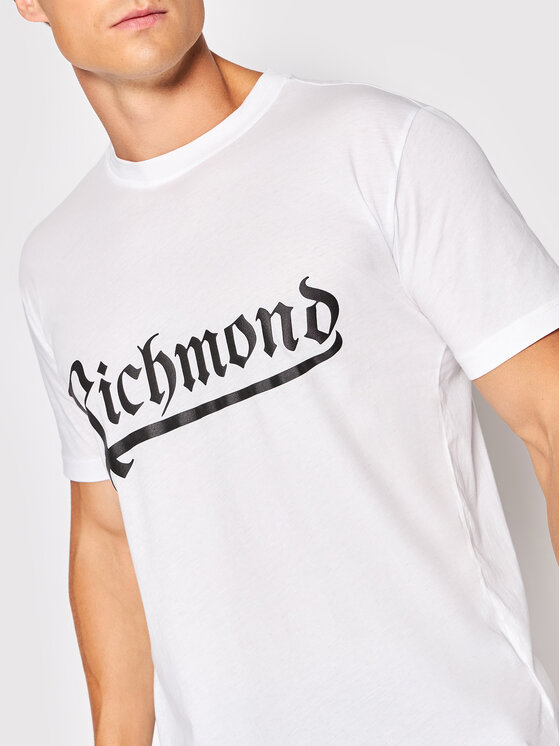 John Richmond John Richmond T-Shirt RMA22091TS Biały Regular Fit