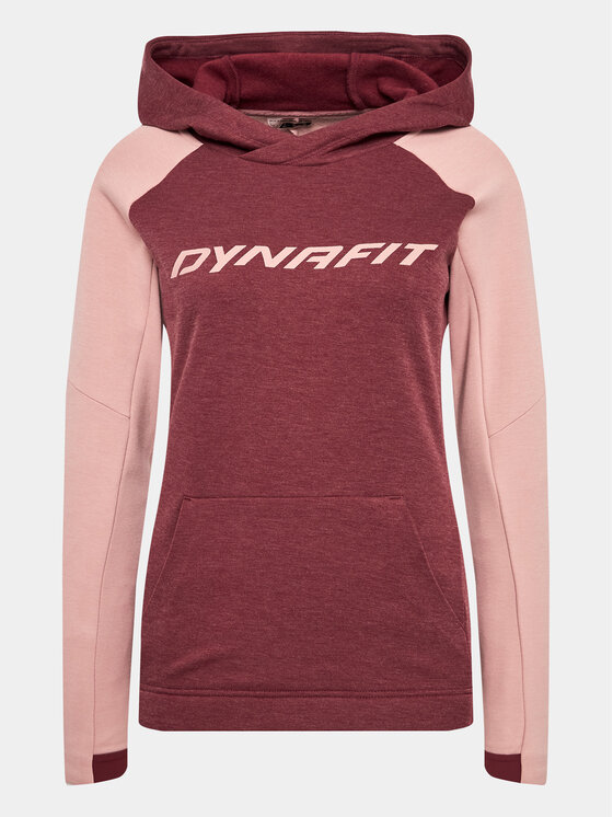 Dynafit Dynafit Technisches Sweatshirt 24/7 Ptc Hoody W 71505 Dunkelrot Regular Fit