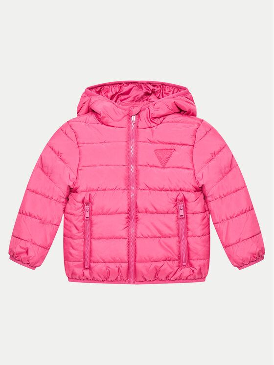 Guess Guess Пухено яке H4BT03 WCFM0 Розов Regular Fit