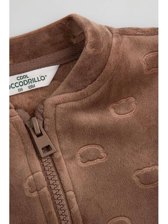 Coccodrillo Coccodrillo Bluza ZC5132201FBN-018 Brązowy Regular Fit