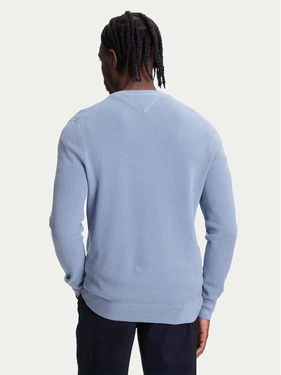 Tommy Hilfiger Tommy Hilfiger Pullover Essential MW0MW36347 Himmelblau Regular Fit