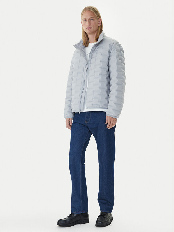 Calvin Klein Calvin Klein Kurtka puchowa LV04LD520G Szary Regular Fit
