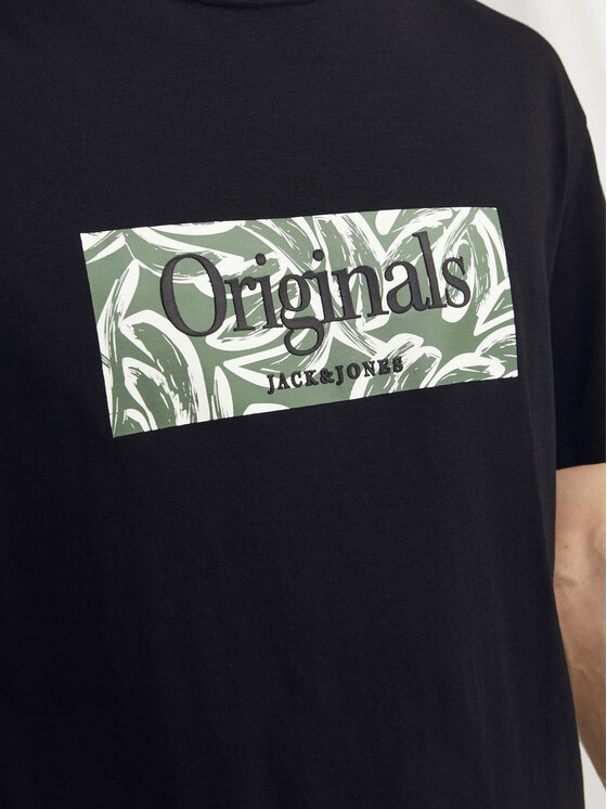 Jack&Jones Jack&Jones T-krekls Lafayette 12250436 Melns Relaxed Fit