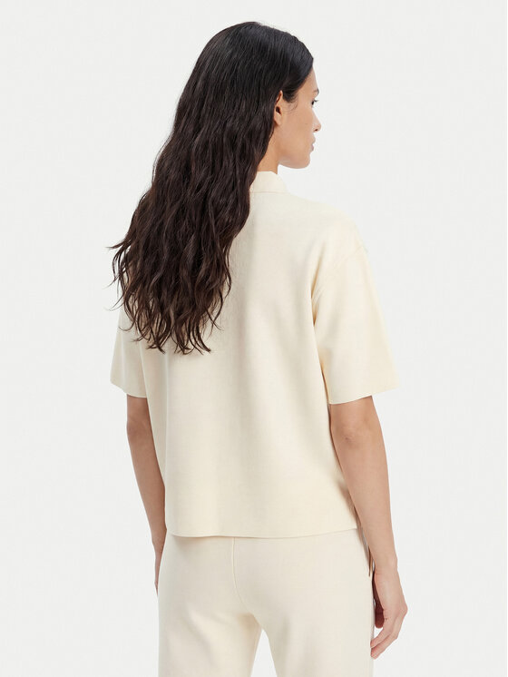 Calvin Klein Calvin Klein Polo LV044E241G Bež Relaxed Fit