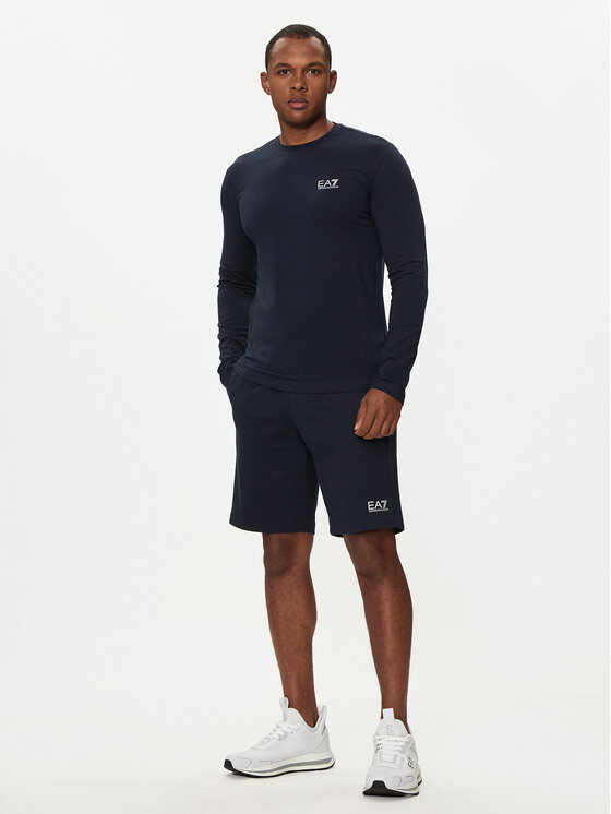EA7 Emporio Armani EA7 Emporio Armani Longsleeve 8NPT28 PJVQZ 0562 Granatowy Regular Fit