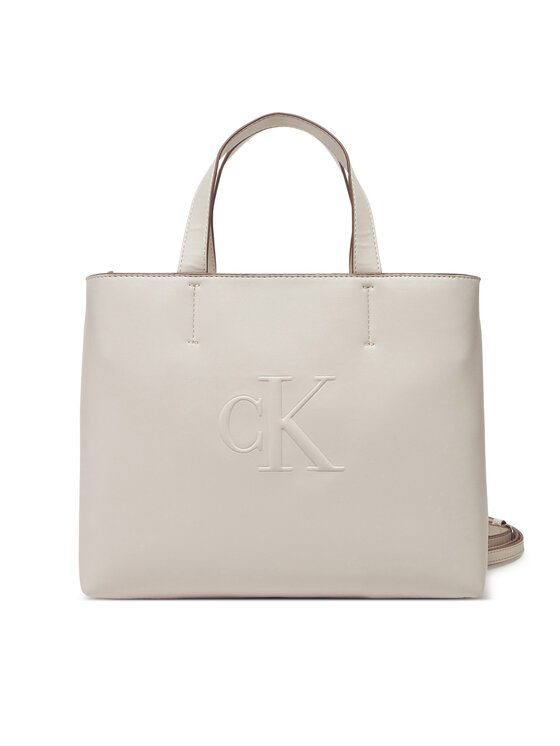 Calvin Klein Jeans Torebka Sculpted Mini Ew Tote LV04K3111G Écru