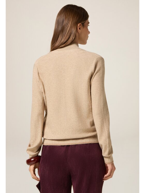 Oltre Oltre Cardigan M322J005062N012 Oro Slim Fit