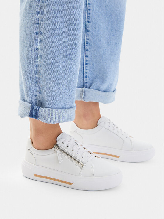 Clarks Sneakers Hollyrose Zip 26185917 Alb