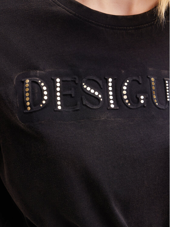 Desigual Desigual T-Shirt Dublin 24SWTK58 Μαύρο Relaxed Fit