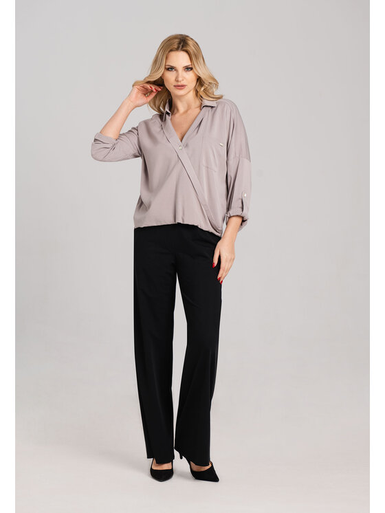 Look Made With Love Look Made With Love Koszula Koszula Beżowy Regular Fit