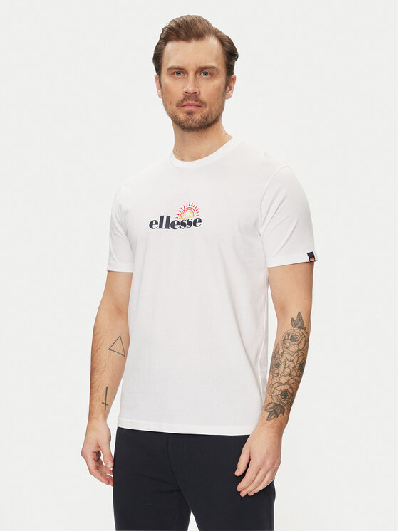 Ellesse Ellesse Тишърт Trea SHV20126 Бял Regular Fit