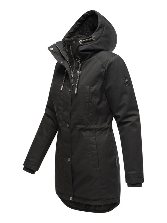 Navahoo Navahoo Kurtka zimowa Winterfunke Czarny Regular Fit
