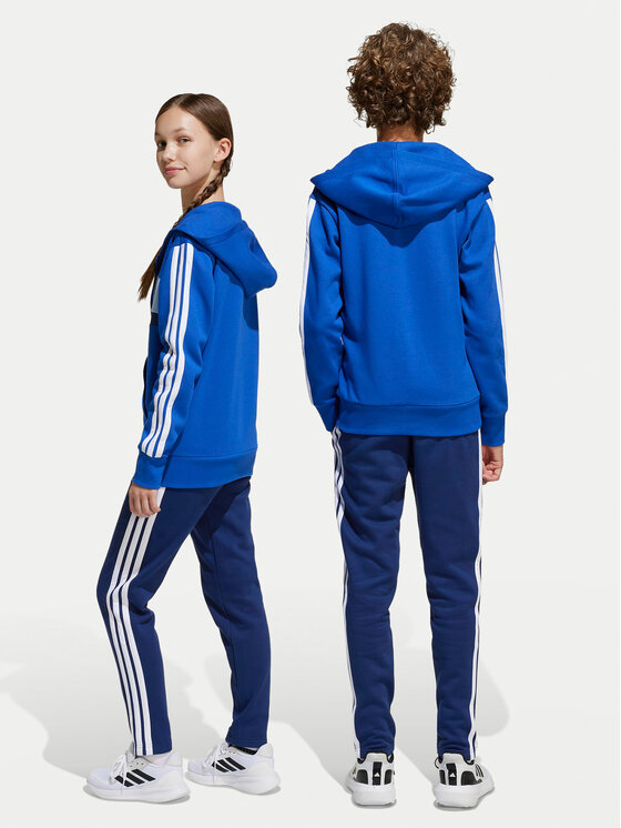 adidas adidas Dres Seasonal Essentials Tiberio 3-Stripes JI6209 Niebieski Regular Fit