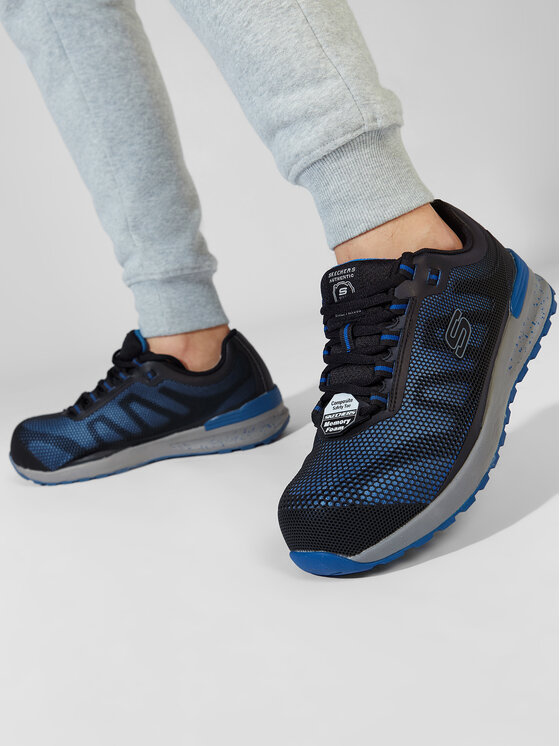 Skechers Skechers Pusbačiai Bulklin 77180EC/BLU Juoda