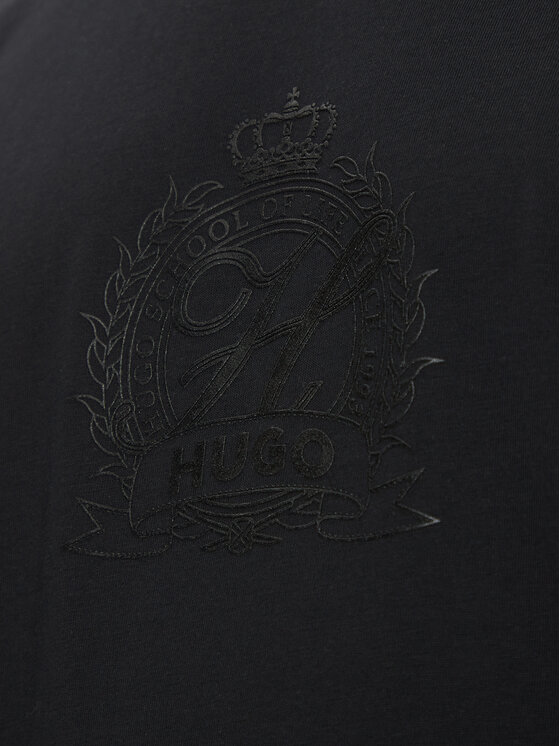 HUGO HUGO T-särk 50538246 Must Regular Fit