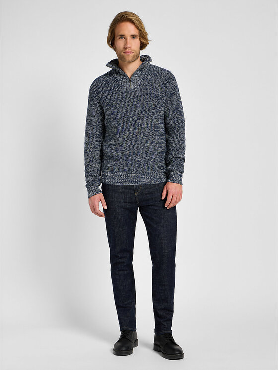 Lee Lee Sweter 112355674 Niebieski Regular Fit
