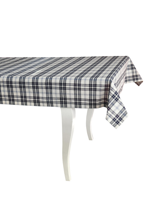 Roseberry Home Roseberry Home Obrus Blue Plaid Niebieski