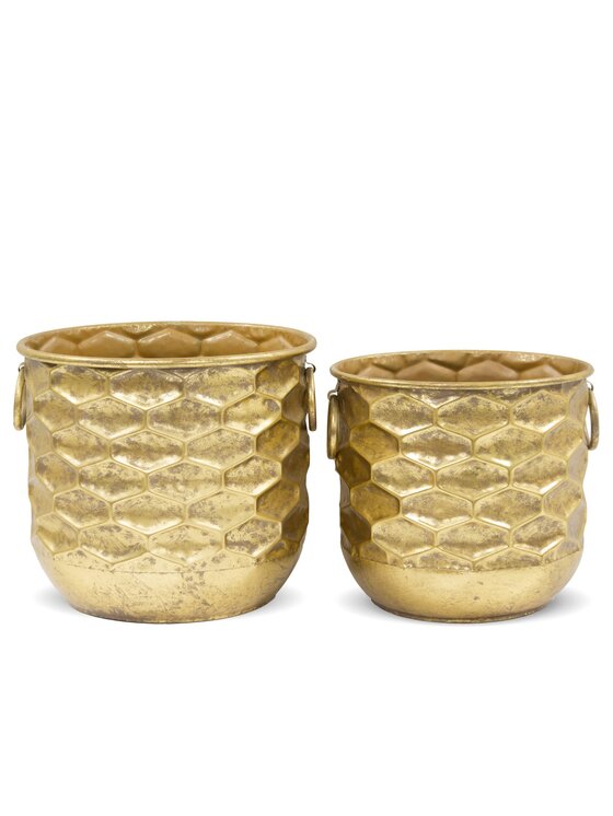 MIAhome MIAhome Osłonka 2 szt. 30,5x34 cm złota URREA III big Złoty