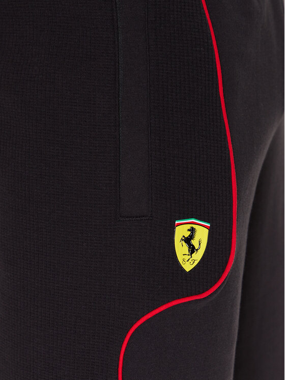 Puma Puma Szorty sportowe Ferrari Race 538167 Czarny Regular Fit