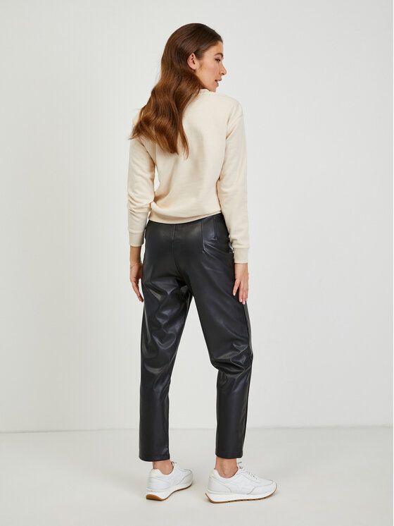 Orsay Orsay Spodnie damskie 352299-660000__34 Czarny Straight Fit