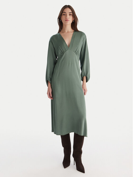 ViCOLO ViCOLO Rochie cocktail TF0250 Verde Regular Fit