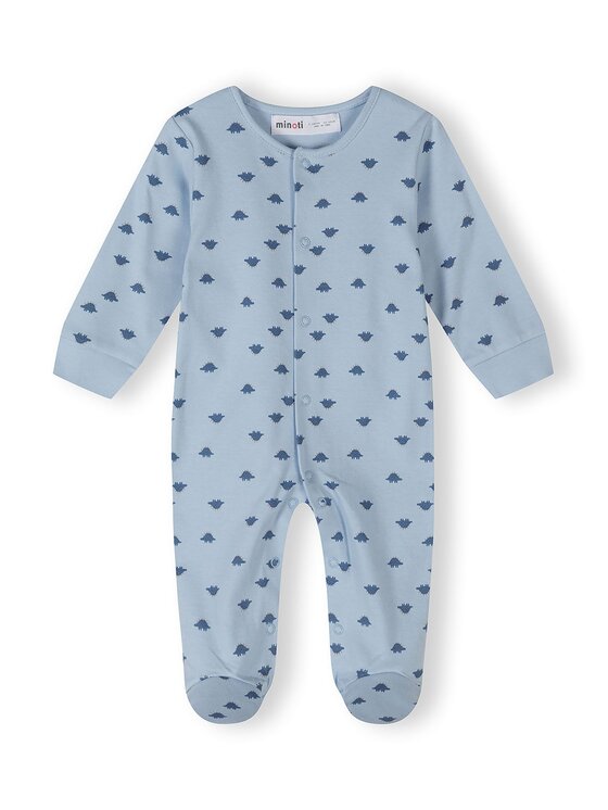 minoti minoti Komplet pajacy 28BABYPACK25 Błękitny Regular Fit