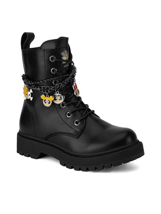 Powerpuff Girls Powerpuff Girls Gležnjače CS-AW24-250WBPPG Crna