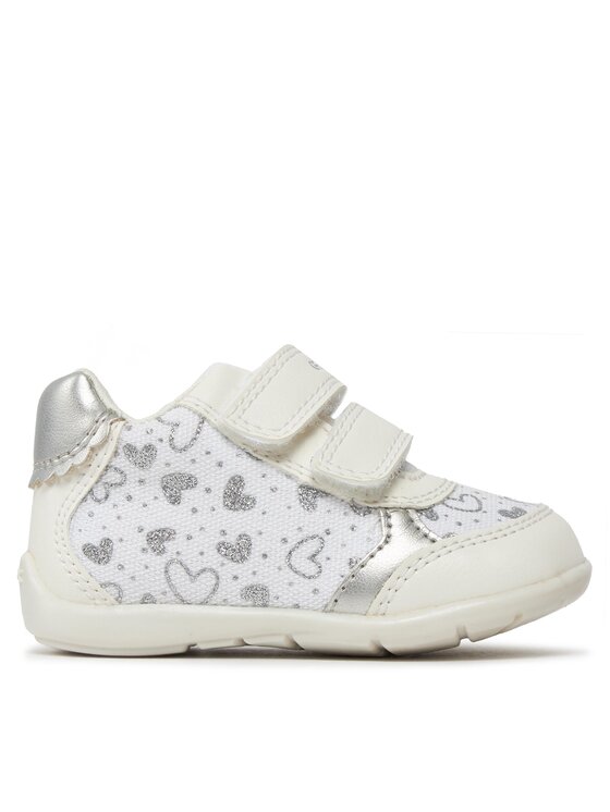 Geox Sneakersy B Elthan Girl B451QB 0AW54 C0007 Biela