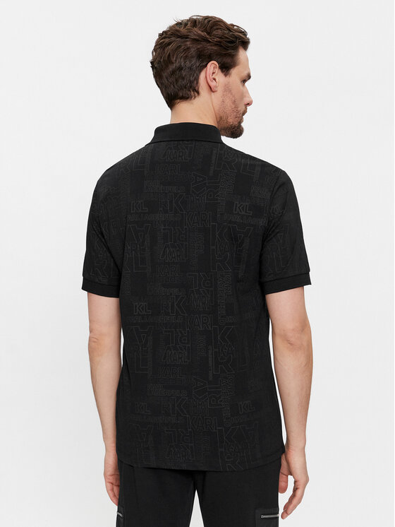 KARL LAGERFELD KARL LAGERFELD Poloshirt 745082 541224 Schwarz Regular Fit