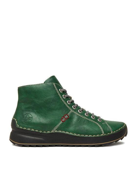Rieker Botki 71510-52 Zielony