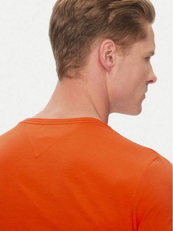 Tommy Hilfiger Tommy Hilfiger T-Shirt MW0MW10800 Orange Slim Fit