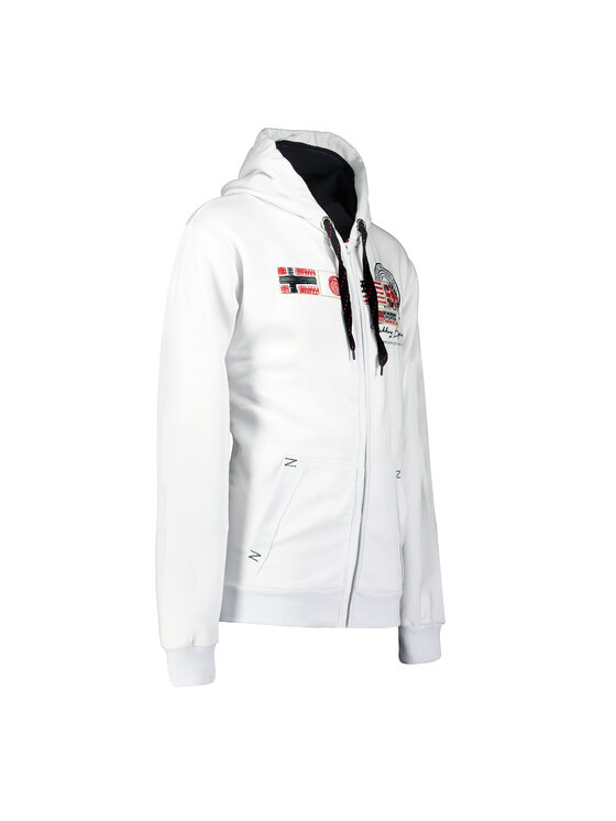 Geographical Norway Geographical Norway Bluza WT1880H/GN-WHITE Biały Reglan Fit