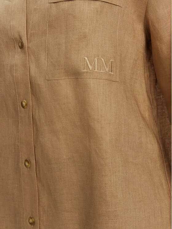 Max Mara Max Mara Koszula Noel 2516111018 Brązowy Regular Fit
