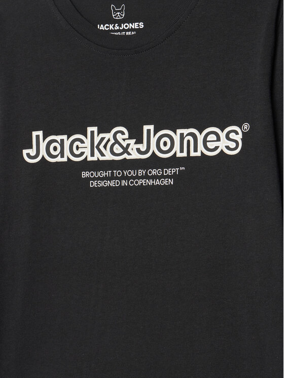 Jack&Jones Junior Jack&Jones Junior Μπλουζάκι 12247606 Μαύρο Standard Fit