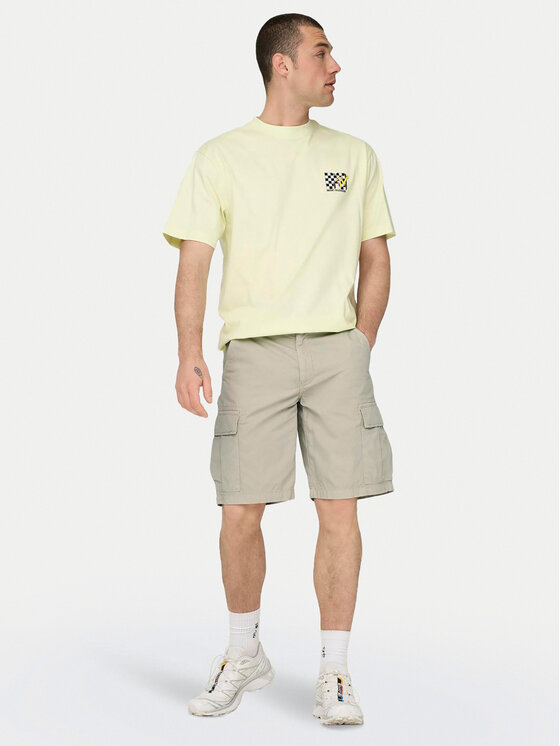 Only & Sons Only & Sons Kratke hlače Loc Cargo 22029214 Bež Regular Fit