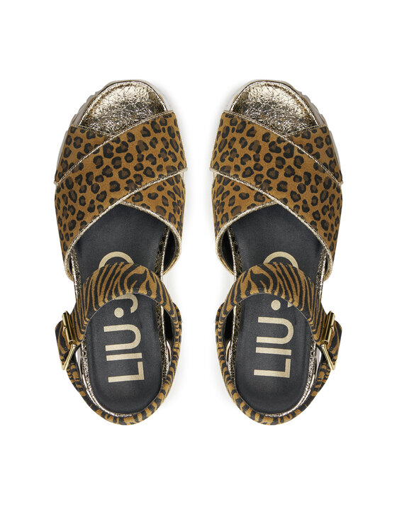 Liu Jo Liu Jo Sandale Maxi Wonder Sandal 11 BA4105 PX195 Smeđa