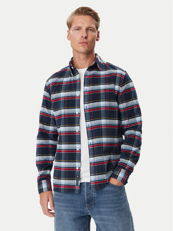 Tommy Jeans Tommy Jeans Риза DM0DM23615 Тъмносин Regular Fit