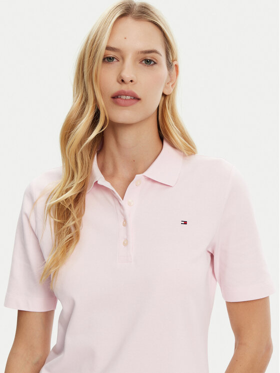 Tommy Hilfiger Tommy Hilfiger Polokošeľa 1985 WW0WW43224 Ružová Regular Fit
