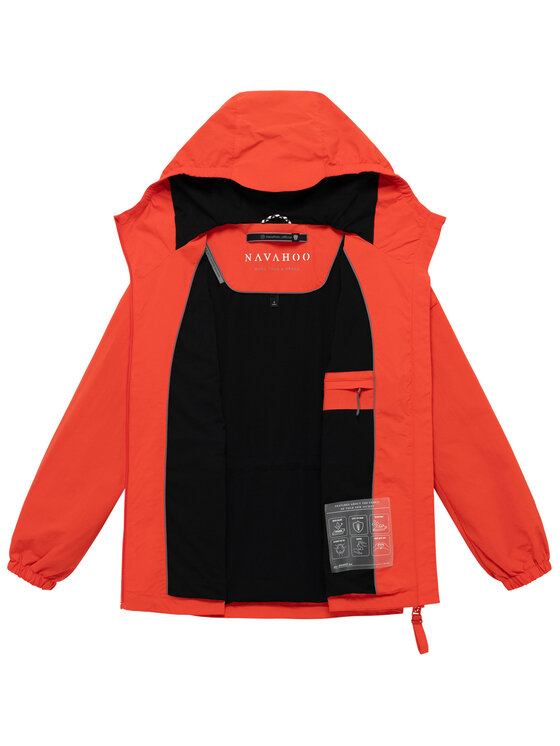 Navahoo Navahoo Kurtka przejściowa Donnerwetter Pomarańczowy Regular Fit