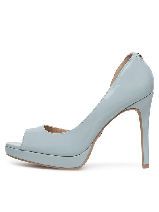 Nine West Nine West Pantofi cu toc subțire WFA2733-1 Albastru celest