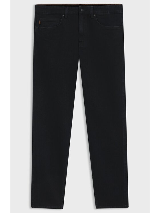 BOSS BOSS Chinosy 50549522-404 Granatowy Straight Fit